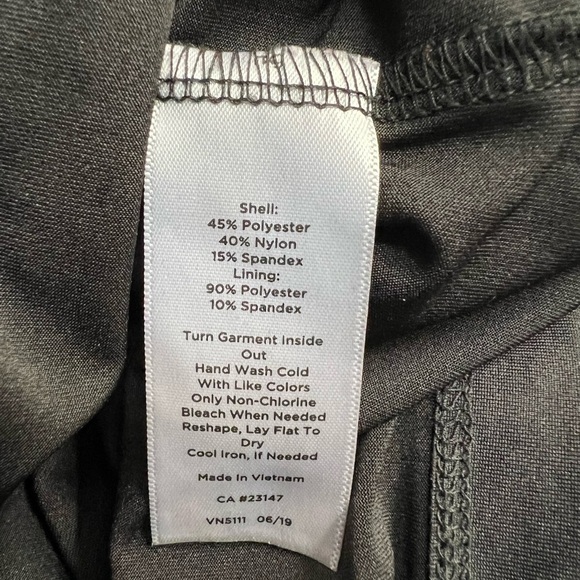 Talbots Black Velvet Burnout Damask Tie Sleeve Witchy Whimsigoth Top - Picture 7 of 7